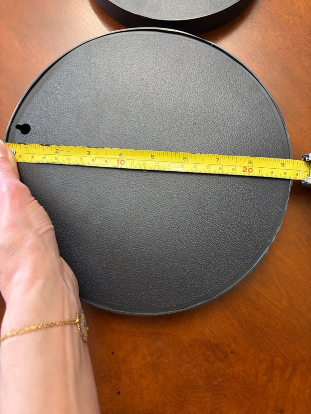 Set of 2 Round Black Wall Mirrors with Matte Frame